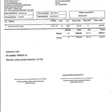 Pensjonat Rezydencja Parkowa Lejlighed Wrocław Eksteriør billede
